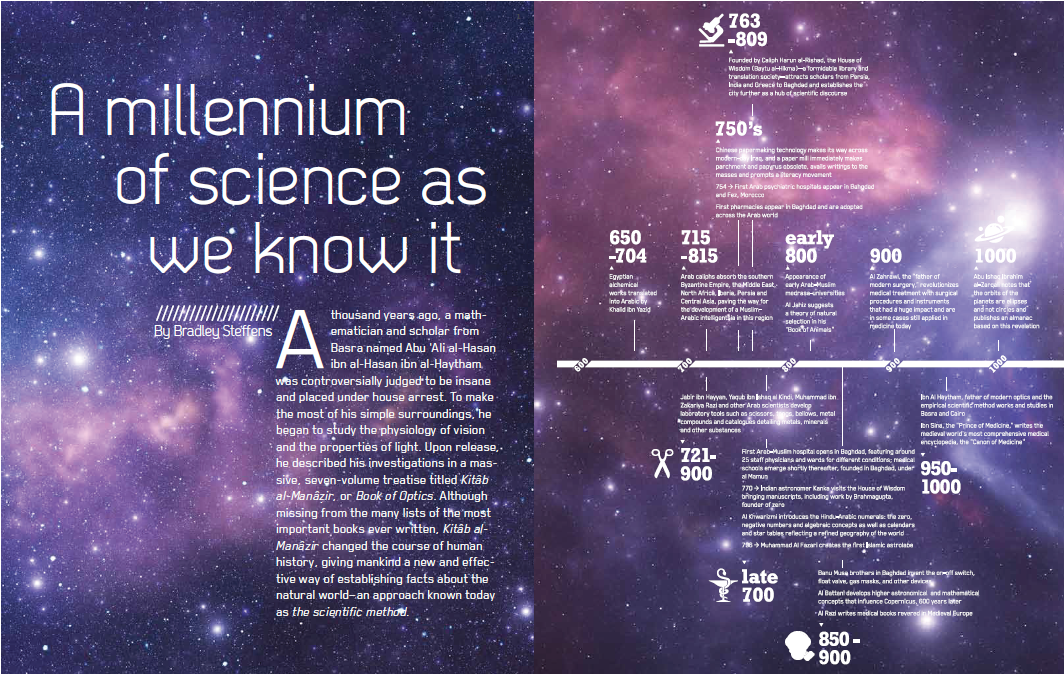 How optics and asylum created a research genius by Bradley Steffens published in the inaugural issue of QScience Review.